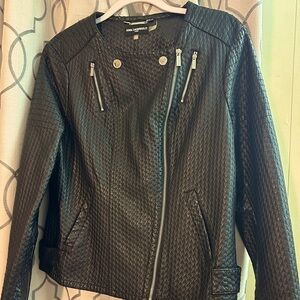 Karl Lagerfeld Leather Jacket size XLrg